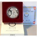 2002 - AUSTRIA 20 Euro Il Barocco Principe Eugenio di Savoia  FS 